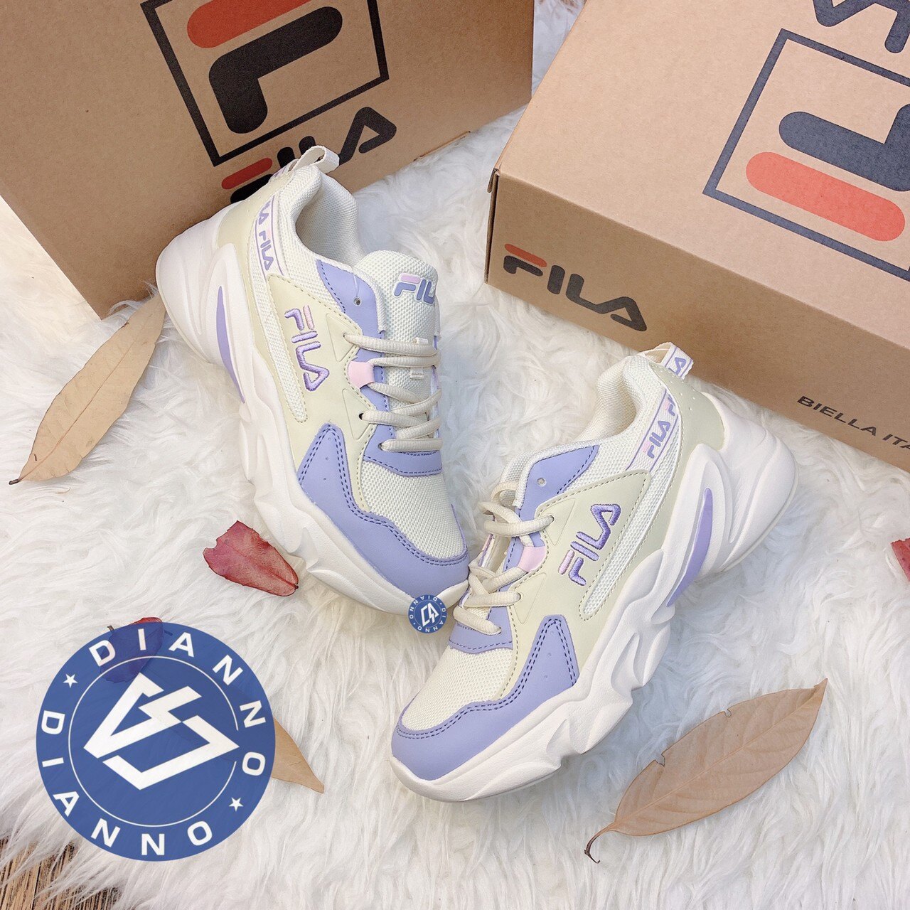 超取499免運 |帝安諾-實體店面 FILA RAY TRACER TR 焦糖牛奶 奶茶藍 藍邊1801X 老爹鞋 奶油紫 白藍