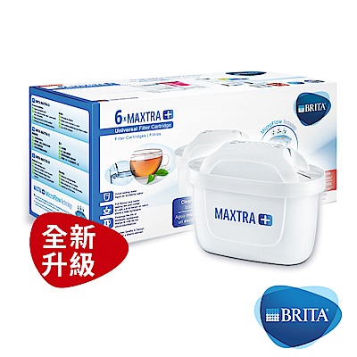 本組合包含德國BRITA MAXTRA Plus 6入+綁在贈品上的4入濾芯, 共10入濾芯, 無其他贈品活性碳微粒子有效過濾氯氣、苯、草脫淨(除草劑)等有機汙染物 離子交換微粒子能軟化硬水及減少金屬