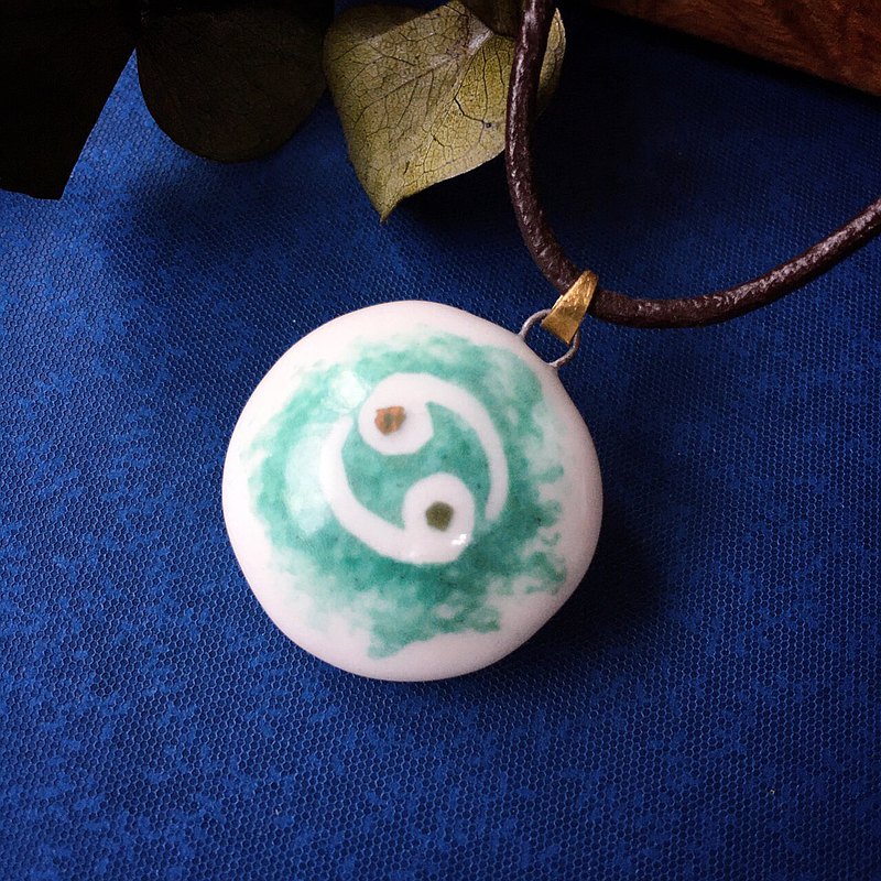 香水精油項鍊|巨蟹座|手作陶藝|香氛擴香