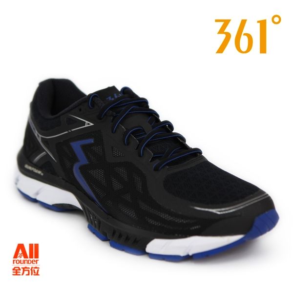 【361°】男款 SPIRE2 慢跑鞋 2E寬楦-黑藍(Y7190966)【全方位運動戶外館】