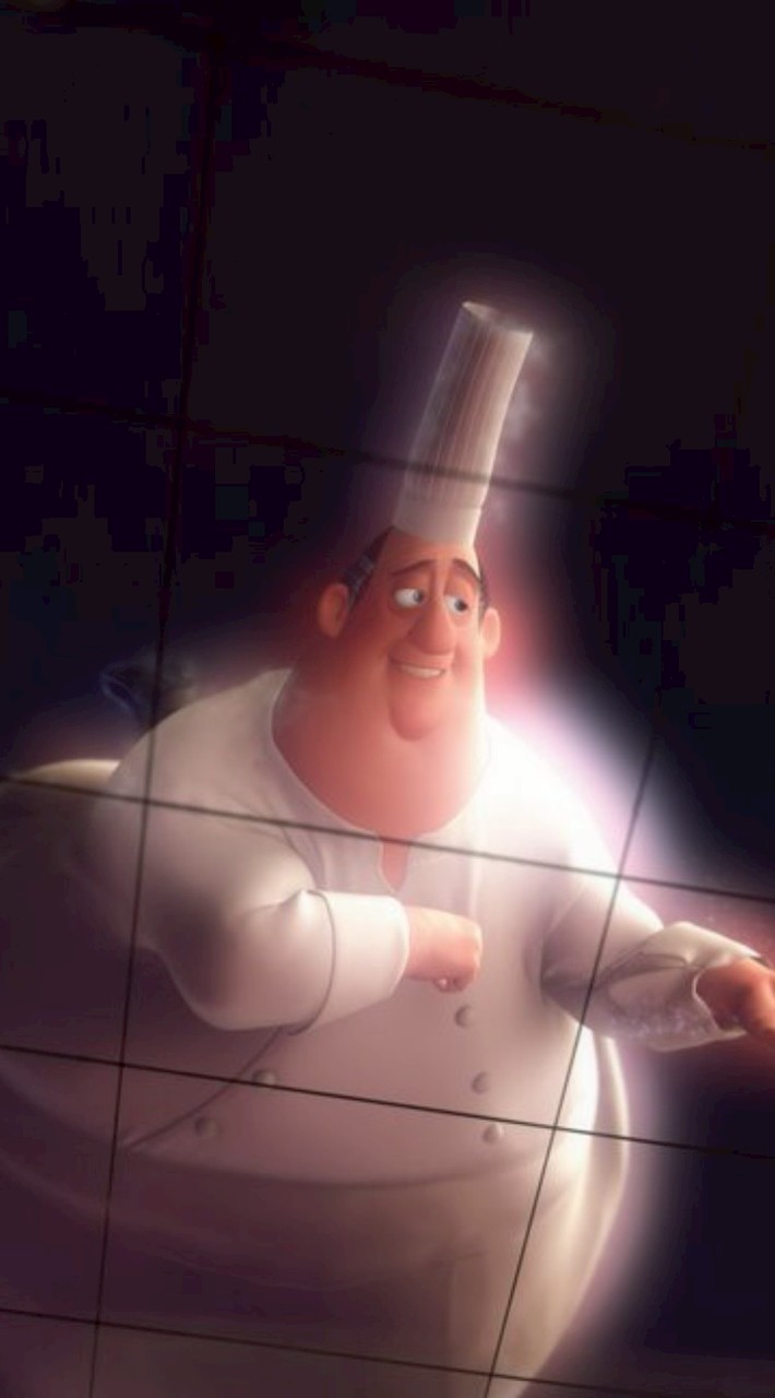 Gusteau baking