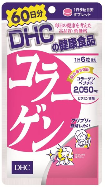 DHC 膠原蛋白 60日份360粒 日本公司貨 另售芝麻明E明治朝日膠原蛋白夜間新谷夜遲酵素 canmake