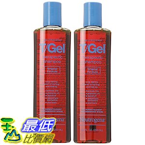 [美國直購] Neutrogena 070501092200 T/Gel 8.5 Oz (2入) 頭皮屑煤焦油洗髮精 Therapeutic Shampoo, Original Formula_TB4