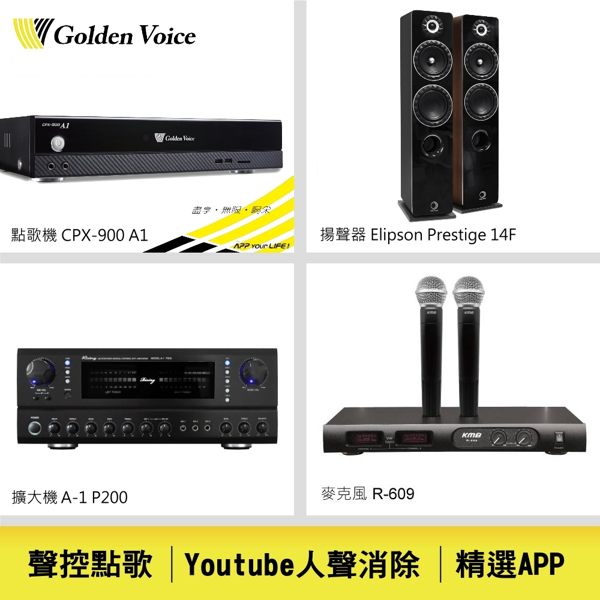 GoldenVoice 金嗓電腦 璀璨金選卡拉OK精選組 CPX-900 A1