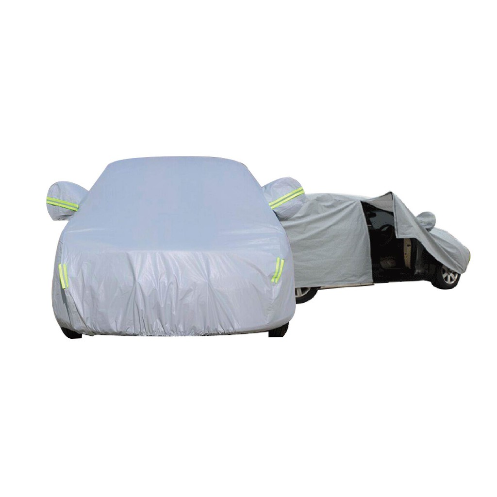 ［現貨］汽車車衣 休旅車 轎車【指選好物】 防水罩 汽車罩 車衣 防曬 防雨罩 可開側門 加厚毛絨雙層