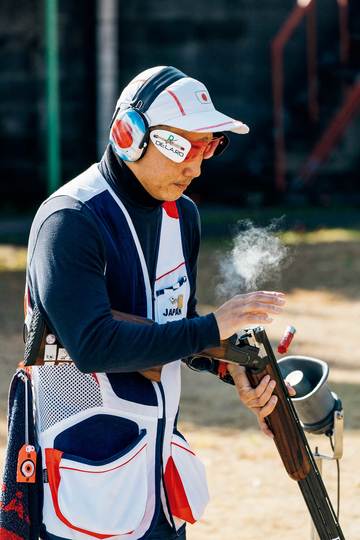 父の夢だった国体 僕に継がせてほしい クレー射撃 大山重隆