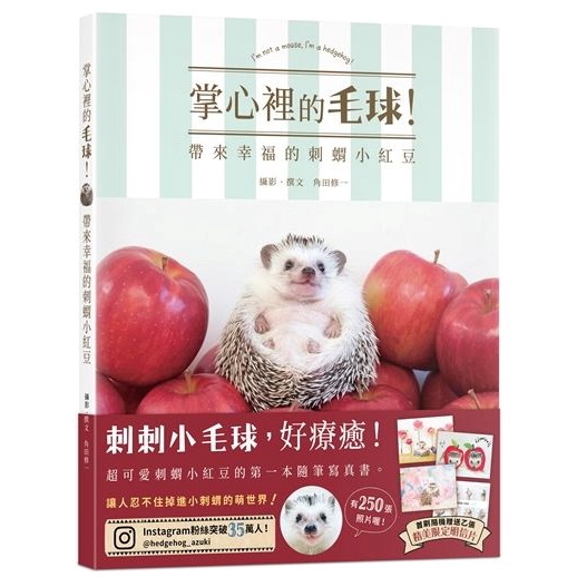 作者: 角田修一 系列: 夢想拼盤 出版社: 台灣角川書店 出版日期: 2018/05/24 ISBN: 9789575642235 頁數: 96 ★刺刺小毛球，好療癒！超可愛刺蝟小紅豆的第一本隨筆寫