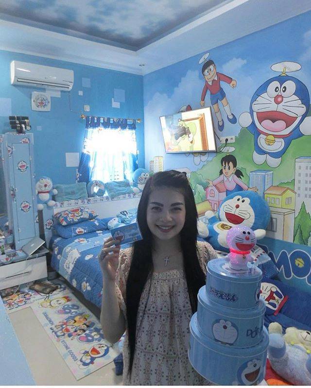 Menggilai Doraemon Lihat Rumah Wanita Ini Yang Penuh Dengan Aksesoris Kucing Asal Jepang Itu Tribun Style Line Today