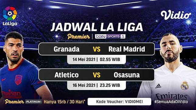 Jadwal Dan Live Streaming Liga Spanyol Pekan Ini Di Vidio Duel Atletico Madrid Vs Osasuna Bola Com Line Today