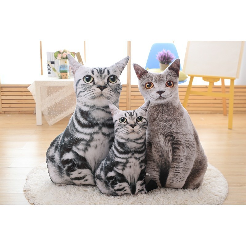 喵星人/3D立體仿真貓抱枕/貓奴最愛【TOY032】整隻貓創意抱枕可拆洗【365創意生活】現貨