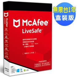 ◎★保護您的所有裝置★|◎◆1年期全方位跨裝置防護|◎◆可裝多台PC及平板、手機品牌:McAfee邁克菲類型:防毒軟體型式:盒裝版軟體形式:序號卡,下載語言:中文,英文,多國語言適用裝置:桌上型電腦,