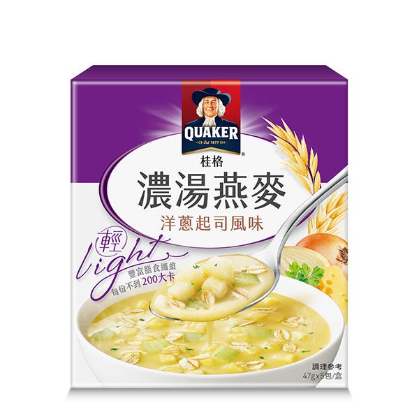 桂格濃湯燕麥-洋蔥起司風味47gX5包
