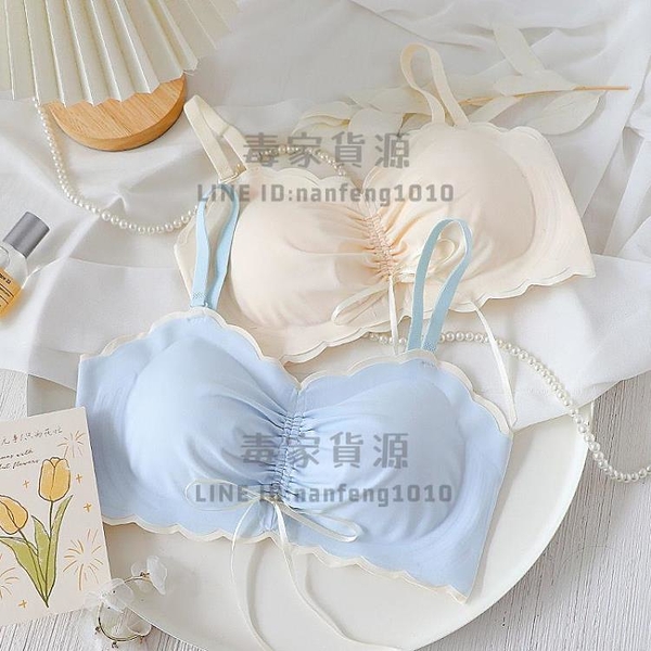 少女無痕內衣女小胸聚攏日系運動無鋼圈薄款大胸顯小防下垂文胸罩【毒家貨源】