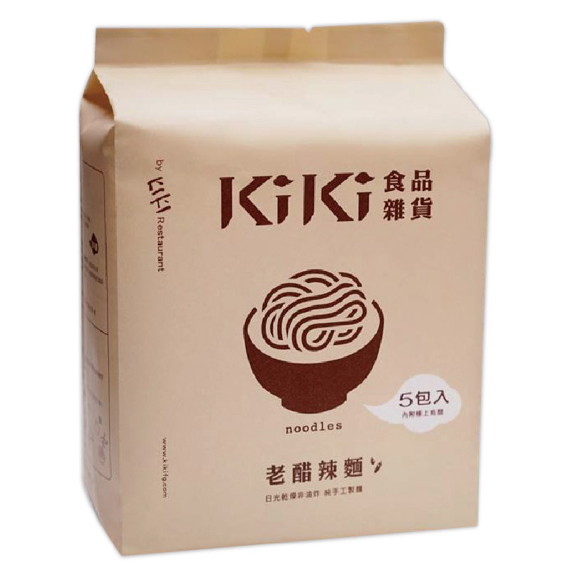 [中元限量]KiKi 老醋辣麵 90g X5