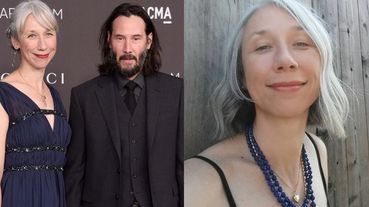 基努李維女友Alexandra一頭白髮被歐美網友狂酸是老太婆！友人怒挺：「好萊塢壞掉審美觀讓人眼瞎」