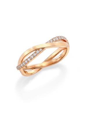 From the De Beers Infinity Collection. A gorgeously feminine infinity design shaped with bands grace