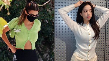 快去翻奶奶的衣櫃！Kendall、Jisoo 都在穿的「奶奶衫」怎麼穿不土氣一篇教會妳！