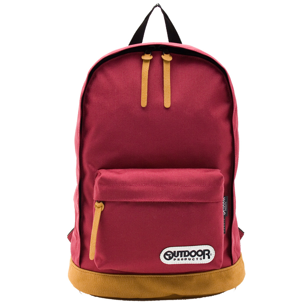 【OUTDOOR】復古學院-後背包-酒紅 OD405EBD