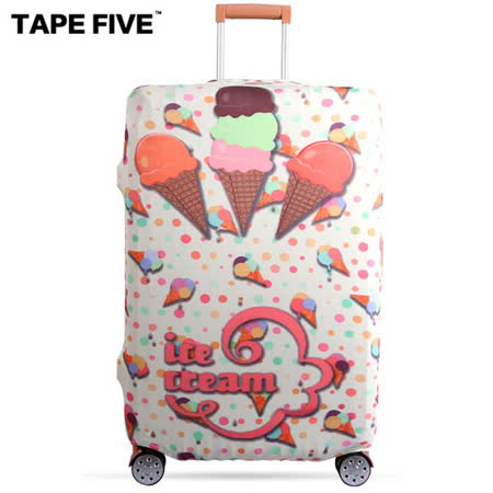 Tape Five 高彈性行李箱套-夢幻冰淇淋 (適用27-29吋)