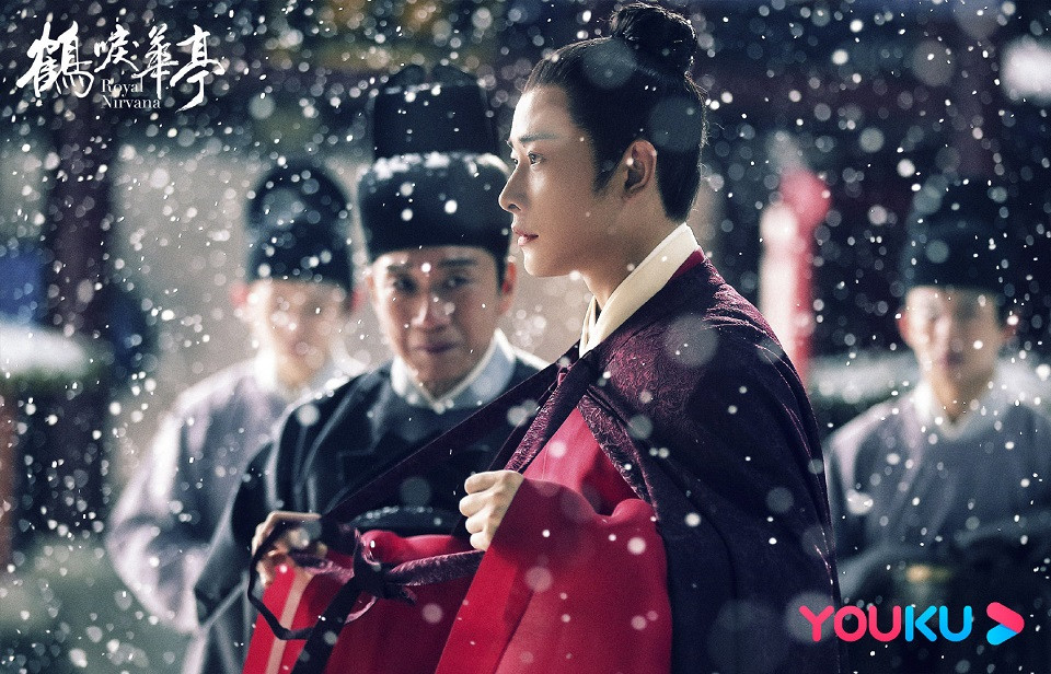 網評「陸劇中的美強慘TOP」8：《鶴唳華亭》蕭定權 羅晉飾演