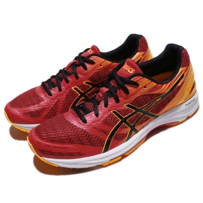 品牌: ASICS型號: T720N2390品名: Gel-DS Trainer 22配色: 紅色 金色特點: 亞瑟士 跑鞋 訓練 健身 輕量 男 紅 金