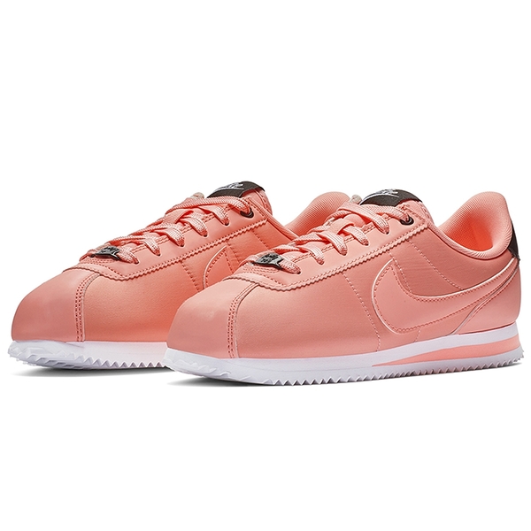 NIKE CORTEZ BASIC TXT VDAY GS 女鞋 大童 阿甘 情人節 緞面 粉 【運動世界】AV3519-600