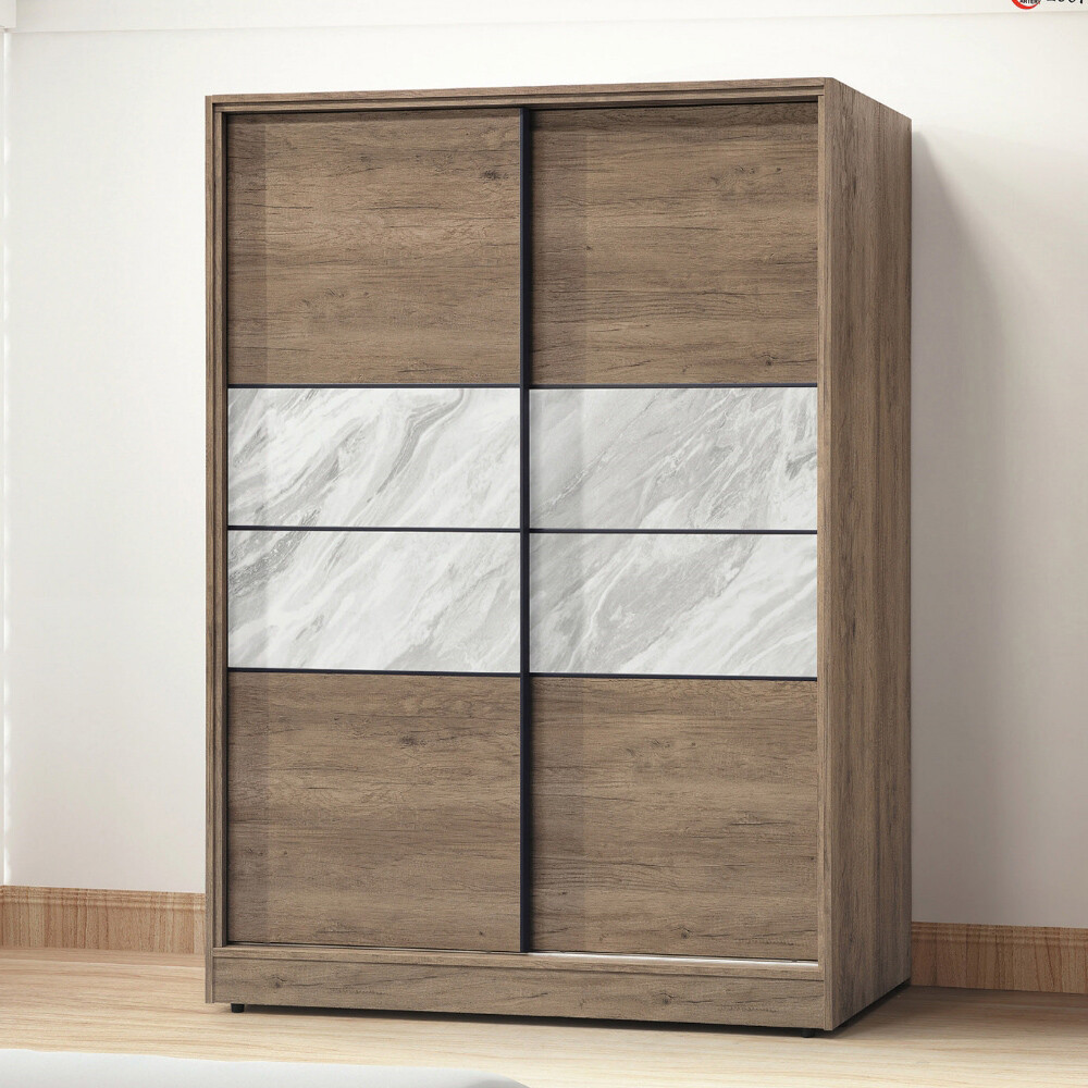 正面側面木芯板 衣櫥:抽屜三段式 鋼珠滑軌 釘附式美背 大理石紋美耐皿材質 俐落設計美觀大方 各場地擺放增添美感