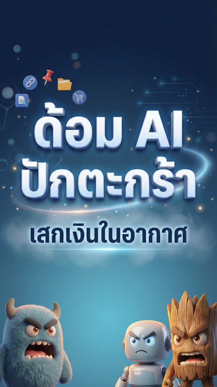 ด้อม Ai ปักตะกร้า เสกเงินในอากาศ