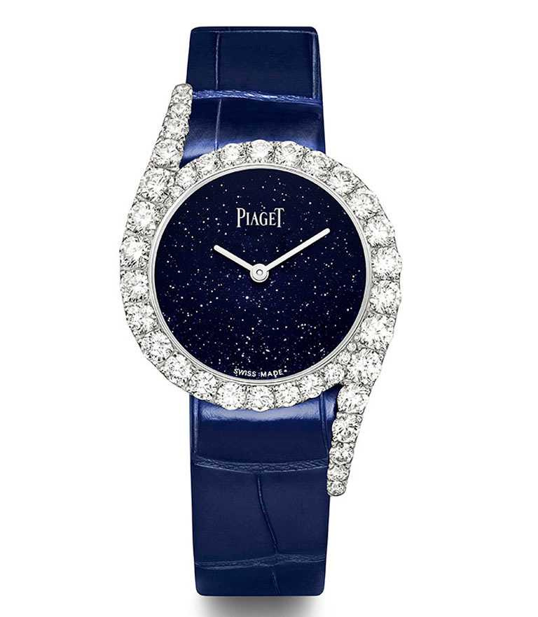 PIAGET「Limelight Gala系列」18K白金鑲鑽高級珠寶腕錶，限量200只╱1,850,000元。（圖╱PIAGET提供）
