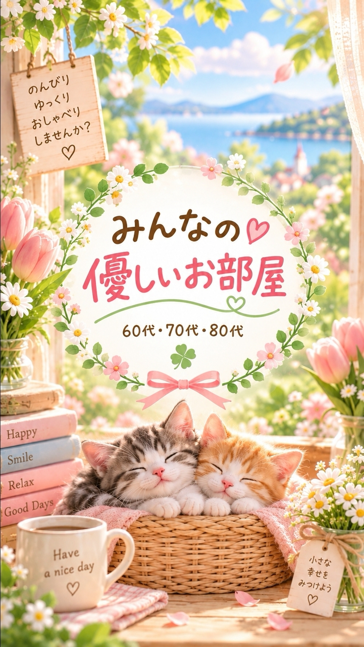 🌸承認不要｜🗾全国 🎙️ライブトーク｜60代・70代・80代｜みんなの優しいお部屋