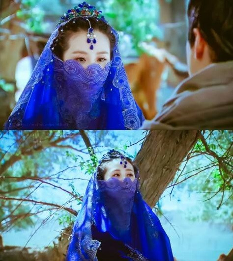 古裝劇同款「異域美女」造型7：劉詩詩 飾演《風中奇緣》莘月