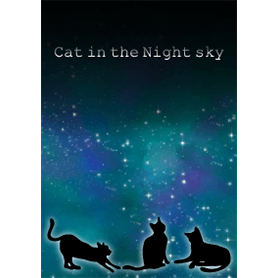 夜空の猫の着せ替え
