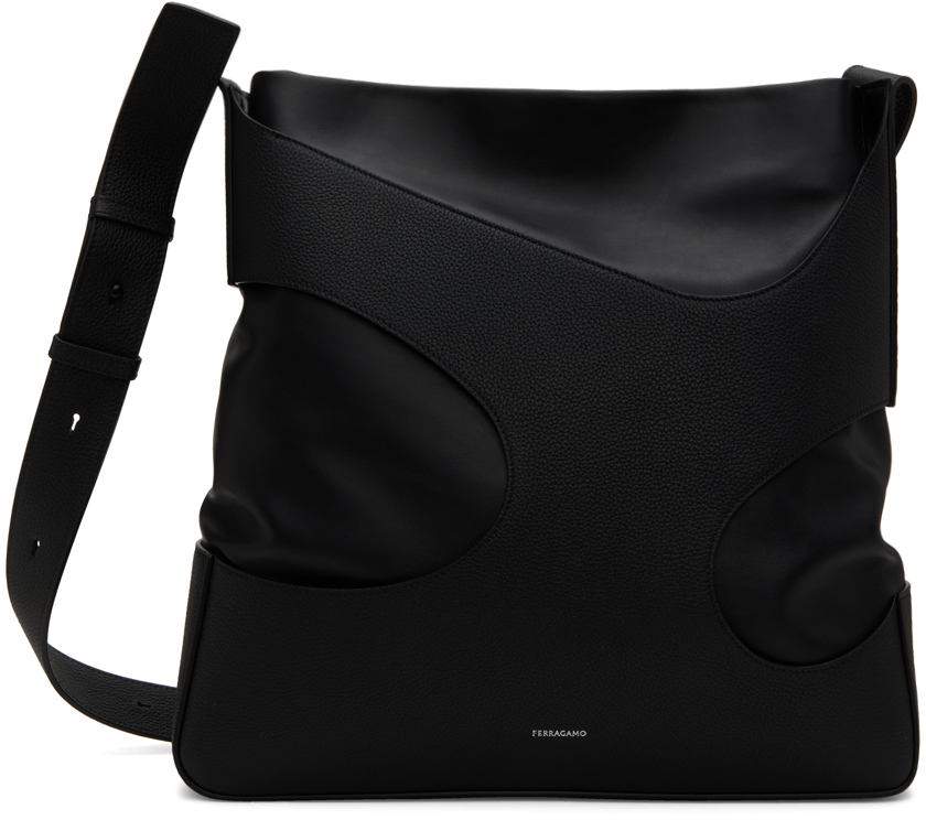 Ferragamo 黑色镂空单肩包