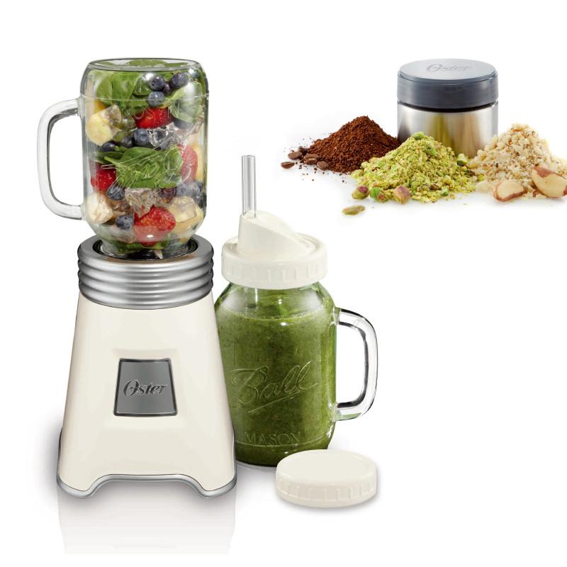 【超值研磨組】Ball Mason Jar隨鮮瓶果汁機+研磨罐 Ball Mason Jar隨鮮瓶果汁機(紅)