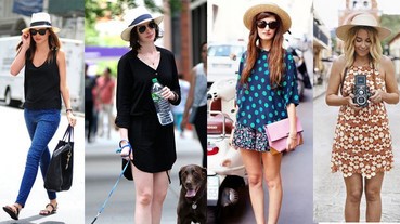 戴對帽子、大餅臉變巴掌臉！圓長方三種臉型的草帽選購撇步，一次教會～