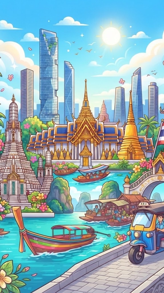 🌏🛺แลนด์มาร์คประเทศไทย🐘🇹🇭