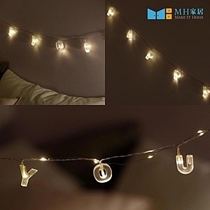 ➤，韓劇愛用裝飾，佈置首選，➤，LED字母燈串，適用各種空，➤，省電又耐熱，攜帶方便，➤，適...