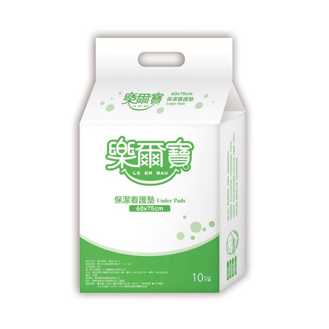【樂爾寶】看護墊6075 標準型(10片 x 12包/箱)-箱購