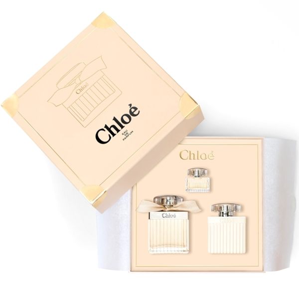 Chloe幸福工坊同名香氛精裝禮盒(淡香精75ml+身體乳100ml+小香5ml)贈提袋