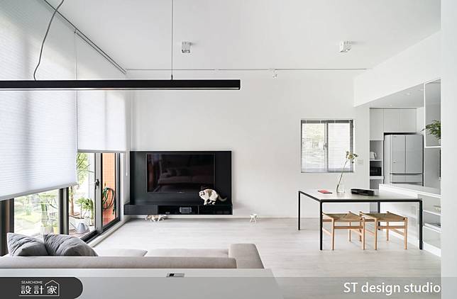 整個家就是大型貓跳台 人與毛小孩共享相互尊重的坪簡約宅 設計家 Line Today