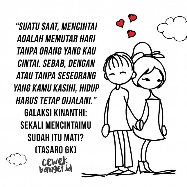 10 Quotes Tentang Mengungkapkan Perasaan Cinta dari Novel 