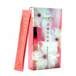 ◎使用專利原料|◎|◎主商品：FORTE美纖萃晶凍(15公克/包；10包/盒)*4贈品：FORTE美纖萃晶凍(15公克/包；2包/盒)成分：水、D-山梨醇（甜味劑）、蔗糖、玉米來源可溶性纖維、菊糖、蔓