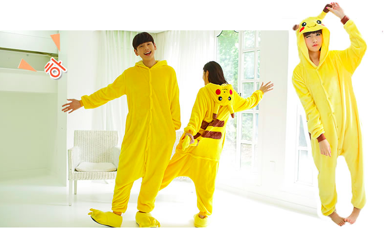 -RE.REPEAT- 卡通動物睡衣/ 皮卡丘 神奇寶貝