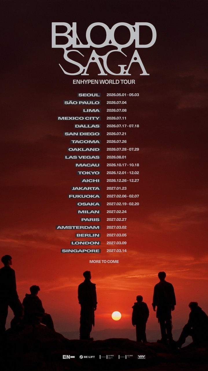 跟著ENHYPEN一起巡 'BLOOD SAGA'