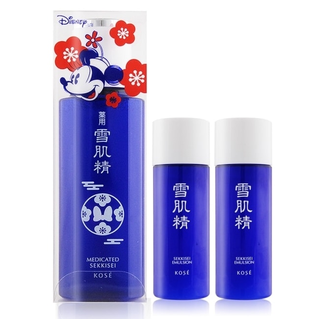 KOSE 高絲 雪肌精(100ml)-米奇笑臉贈雪肌精乳液33MLX2