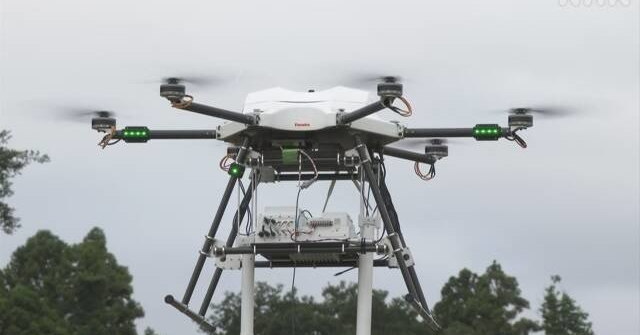 天災時代替基地台的無人機 可供方圓10公里手機同時使用 Line購物
