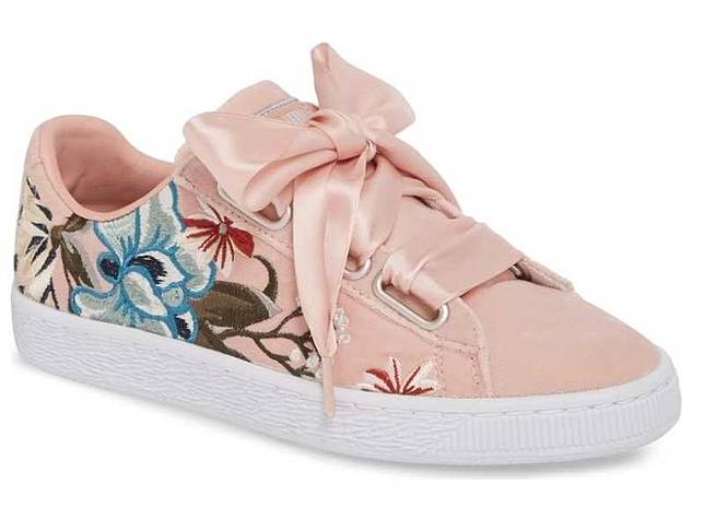 puma basket heart 35