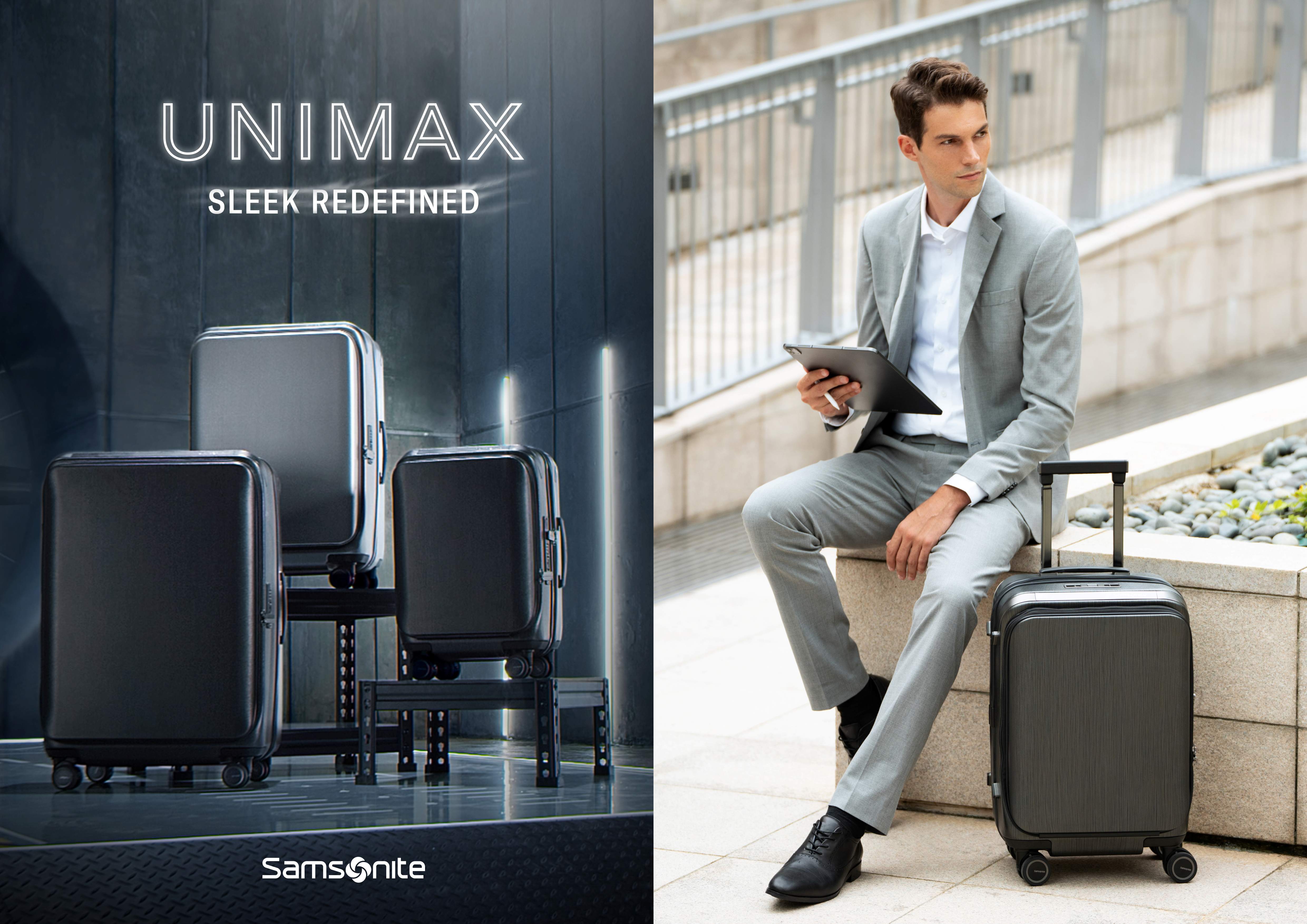 UNIMAX 紅點設計行李箱