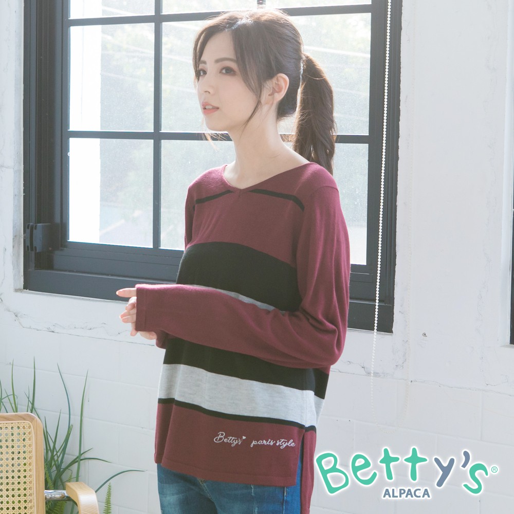 羊毛6% 亞克力44% 人造絲50% 產地：中國 彈性：有春夏新品百貨專櫃流行品牌跳色設計搭配經典橫條紋修身舒適嚴選面料退/換貨規則:1.如要換貨,請退貨重訂。2.若退貨未滿免運金額門檻，請一併寄回。