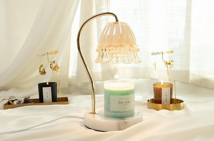 鈴蘭大理石香薰融蠟燈/夜燈